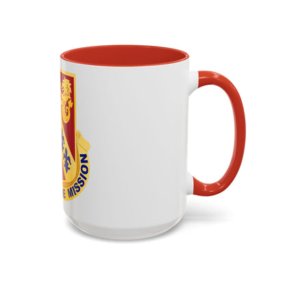 140 Signal Battalion (U.S. Army) Accent Coffee Mug