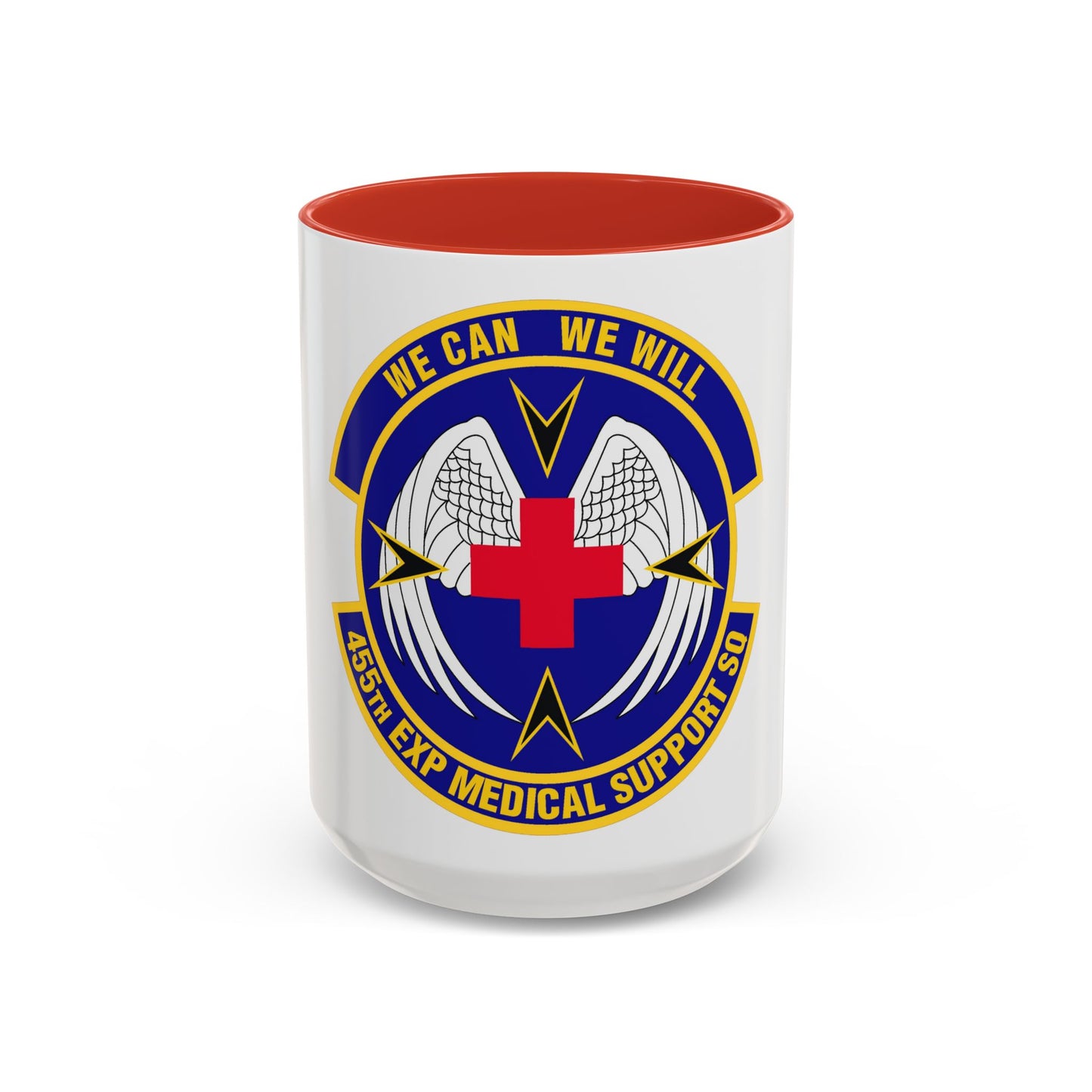 455th Expeditionary Medical Support Squadron (U.S. Air Force) Accent Coffee Mug