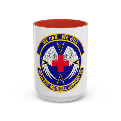 455th Expeditionary Medical Support Squadron (U.S. Air Force) Accent Coffee Mug