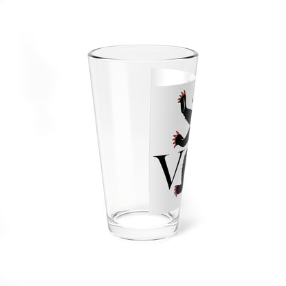 Flag of Canton of Appenzell Ausserrhoden (Switzerland) Pint Glass 16oz