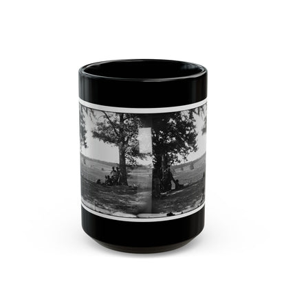 Cedar Mountain, Va. Battlefield Viewed From The West (U.S. Civil War) Black Coffee Mug