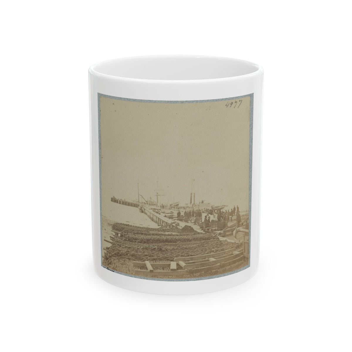Army Wharf (U.S. Civil War) White Coffee Mug