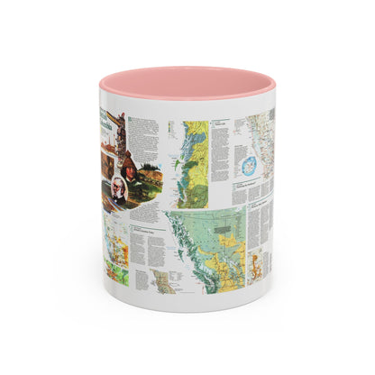 Canada - British Columbia 2 (1992) (Map) Accent Coffee Mug