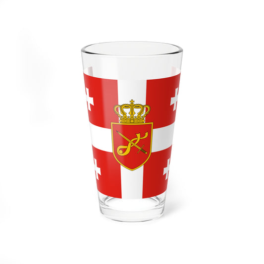 Flag of the Georgian Armed Forces (Georgia) Pint Glass 16oz
