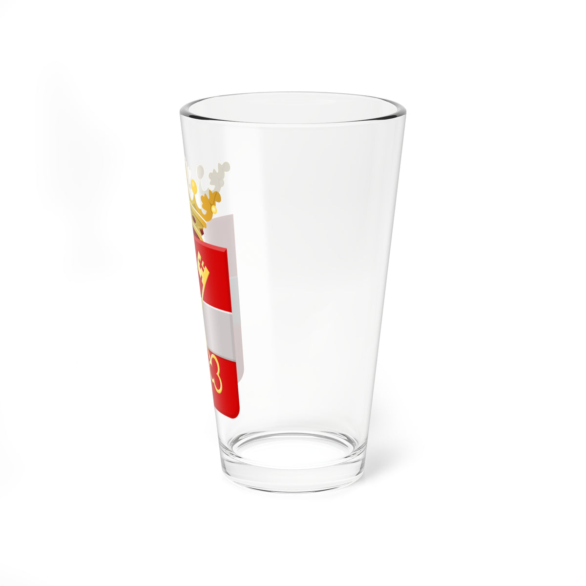 Rauwerderhem wapen (Netherlands) (Coat of Arms) Pint Glass 16oz
