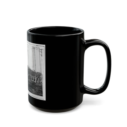 Brandy Station, Va. Officers And Men Of Co. K, 1st U.S. Cavalry (1st Division, Cavalry Corps) (U.S. Civil War) Black Coffee Mug