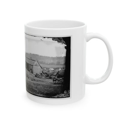 Keedysville, Md., Vicinity.  Smith's Barn, Used As A Hospital After The Battle Of Antietam (U.S. Civil War) White Coffee Mug