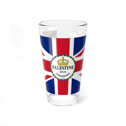 Flag of the of the High Commissioner of Palestine (Israel) Pint Glass 16oz