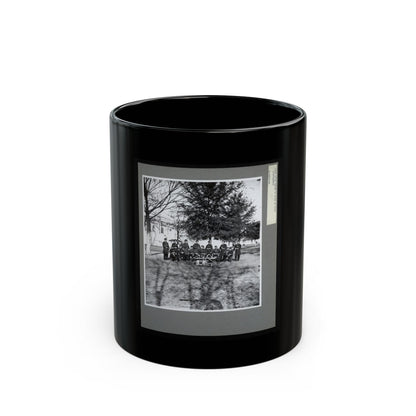 Band Group Seated Behind Their Instruments (U.S. Civil War) Black Coffee Mug