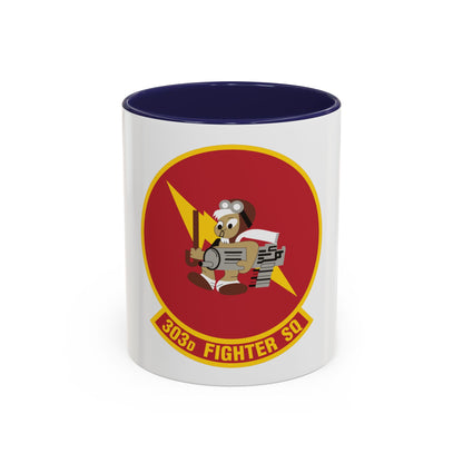 303d Fighter Squadron (U.S. Air Force) Accent Coffee Mug