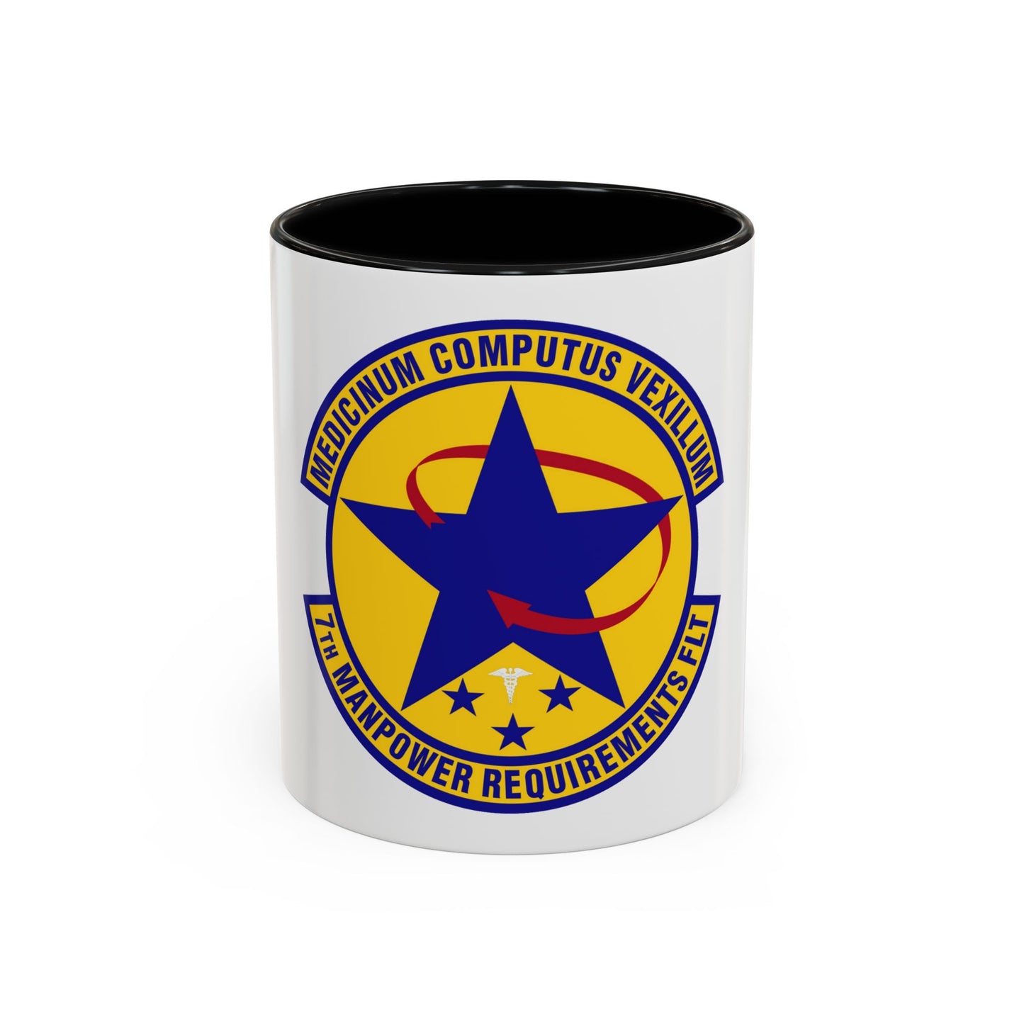 7 Manpower Requirements Flight AFMA (U.S. Air Force) Accent Coffee Mug