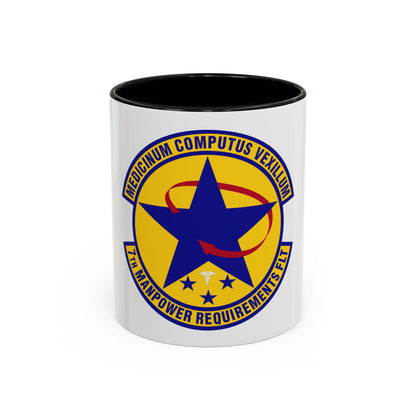 7 Manpower Requirements Flight AFMA (U.S. Air Force) Accent Coffee Mug