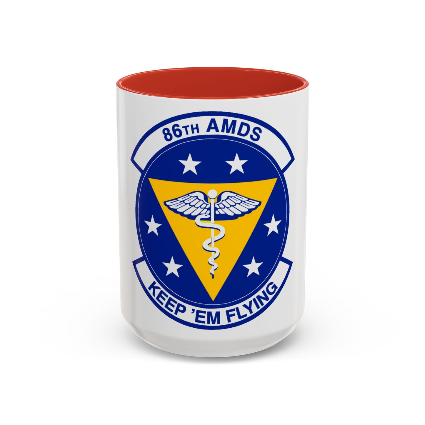 86 Aerospace Medicine Squadron USAFE (U.S. Air Force) Accent Coffee Mug