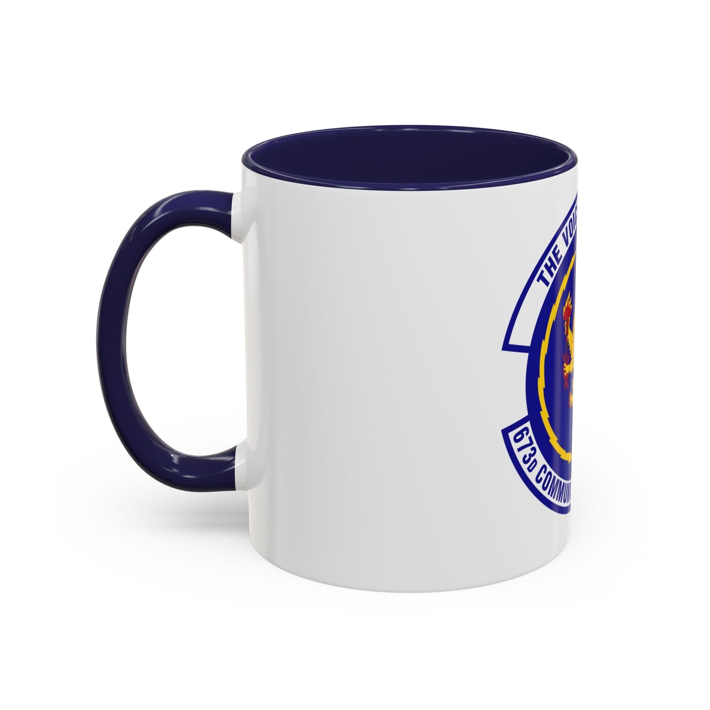 673d Communications Squadron (U.S. Air Force) Accent Coffee Mug