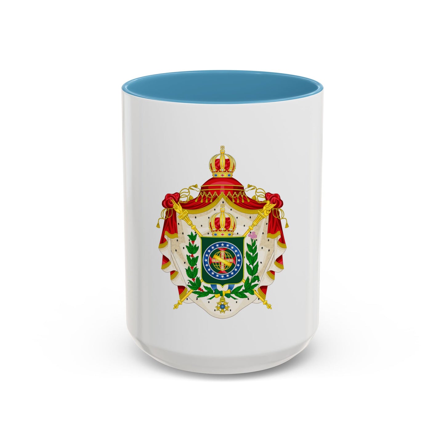 Coat of arms of the Empire of Brazil - Accent Coffee Mug