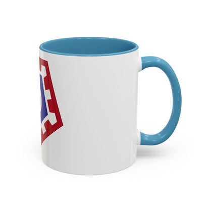 117 Engineer Brigade (U.S. Army) Accent Coffee Mug