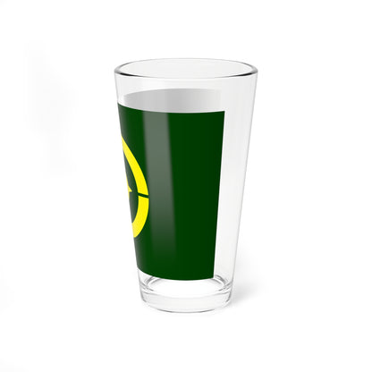 Flag of Handa Tokushima 1966-2005 (Japan) Pint Glass 16oz