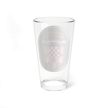 Vojni kabinet Predsjednika Republike Hrvatske (Croatia) (Coat of Arms) Pint Glass 16oz
