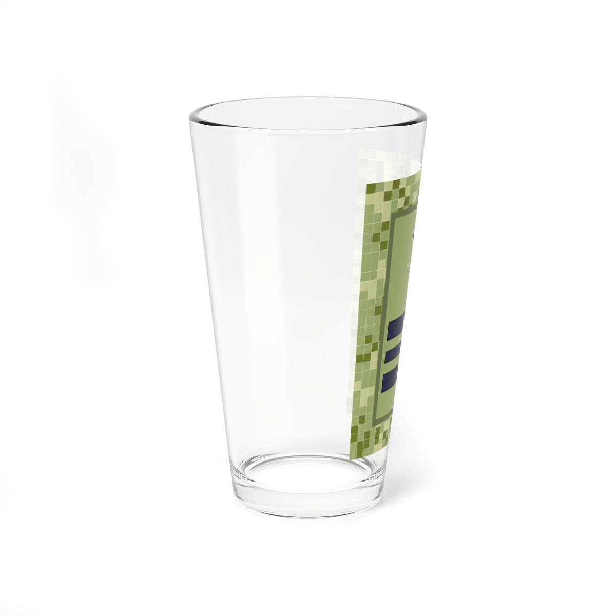 SS.OO.7.  CDE   CAMPAÑA   (Chile) (Military Rank) Pint Glass 16oz