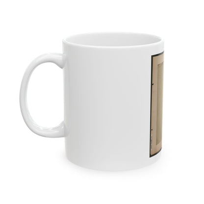 Worker Repairing Telegraph Line (U.S. Civil War) White Coffee Mug