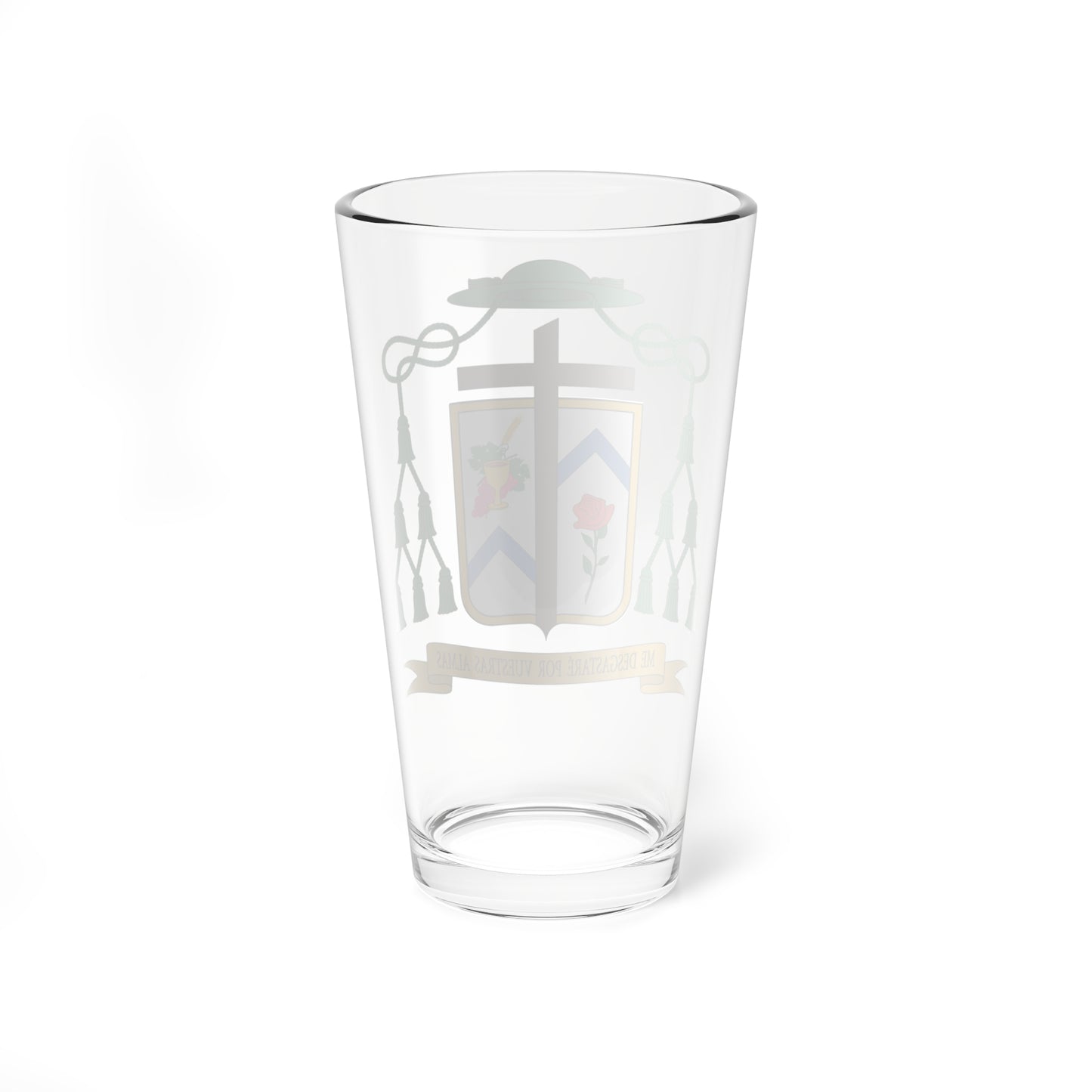 Escudo de Cipriano García Fernández (Spain) (Coat of Arms) Pint Glass 16oz