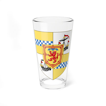 Shield of Arms of the Duke of Rothesay (United Kingdom) (Coat of Arms) Pint Glass 16oz