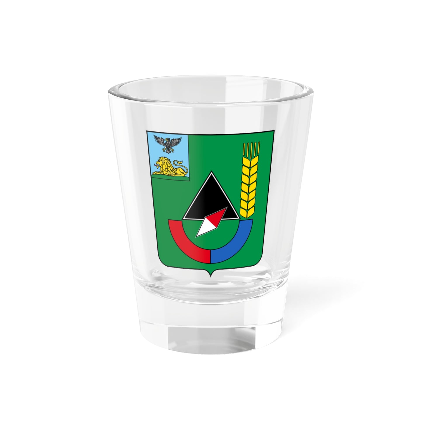 Coat of Arms of Gubkin Belgorod oblast (Russia) (Coat of Arms) Shot Glass 1.5oz