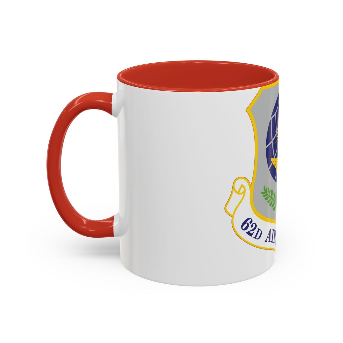 62d Airlift Wing (U.S. Air Force) Accent Coffee Mug