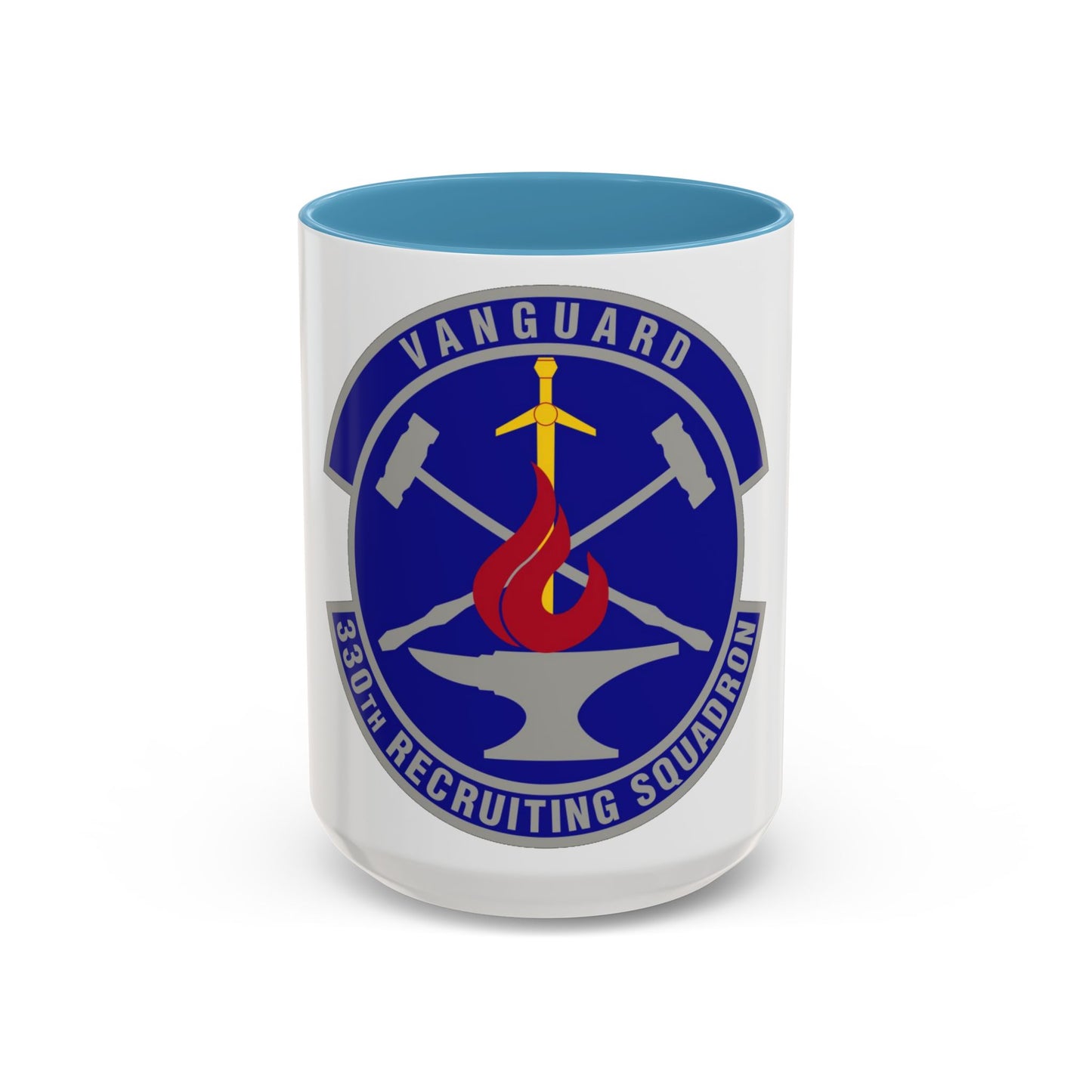 330 Recruiting Squadron AETC (U.S. Air Force) Accent Coffee Mug