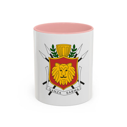 Coat of arms of the Kingdom of Burundi - Accent Coffee Mug