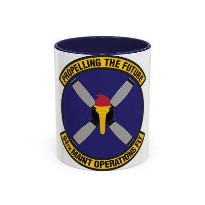 94th Maintenance Operations Flight (U.S. Air Force) Accent Coffee Mug