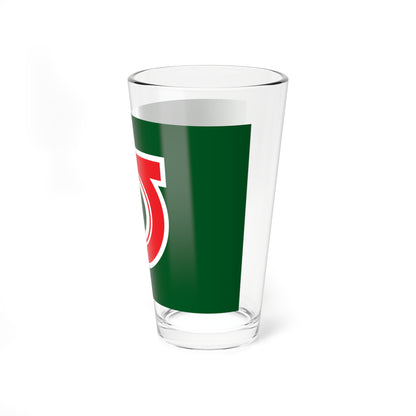Flag of Bifuka Hokkaido (Japan) Pint Glass 16oz