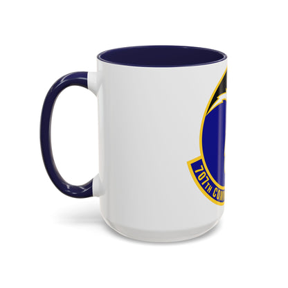 707th Communications Squadron (U.S. Air Force) Accent Coffee Mug