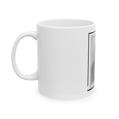 A. M. Scales, Brigidier General, C.S.A., Half-Length Portrait, Facing Right (U.S. Civil War) White Coffee Mug