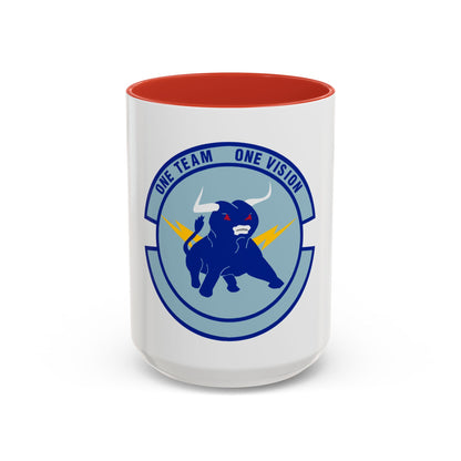 325 Civil Engineer Squadron AETC (U.S. Air Force) Accent Coffee Mug