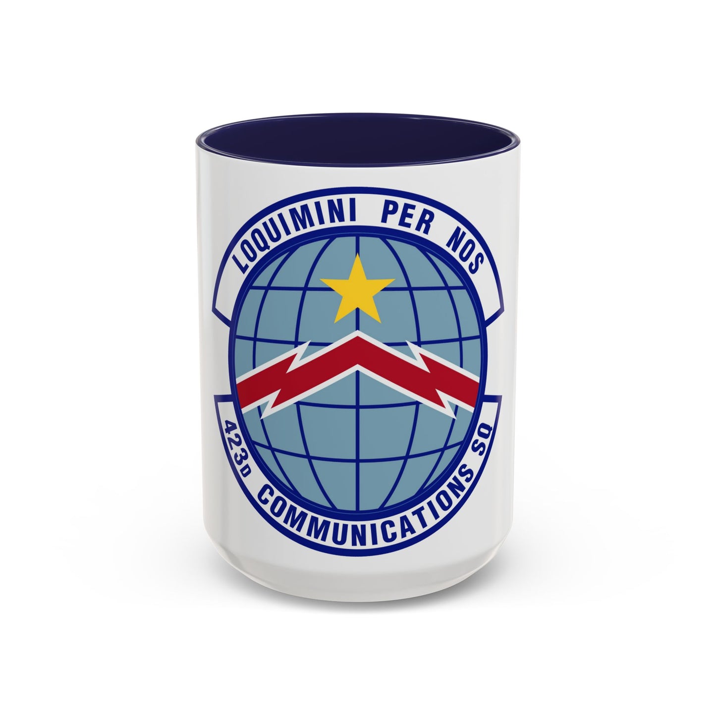 423d Communications Squadron (U.S. Air Force) Accent Coffee Mug