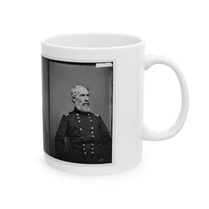 Portrait Of Maj. Gen. Edwin V. Sumner, Officer Of The Federal Army (U.S. Civil War) White Coffee Mug
