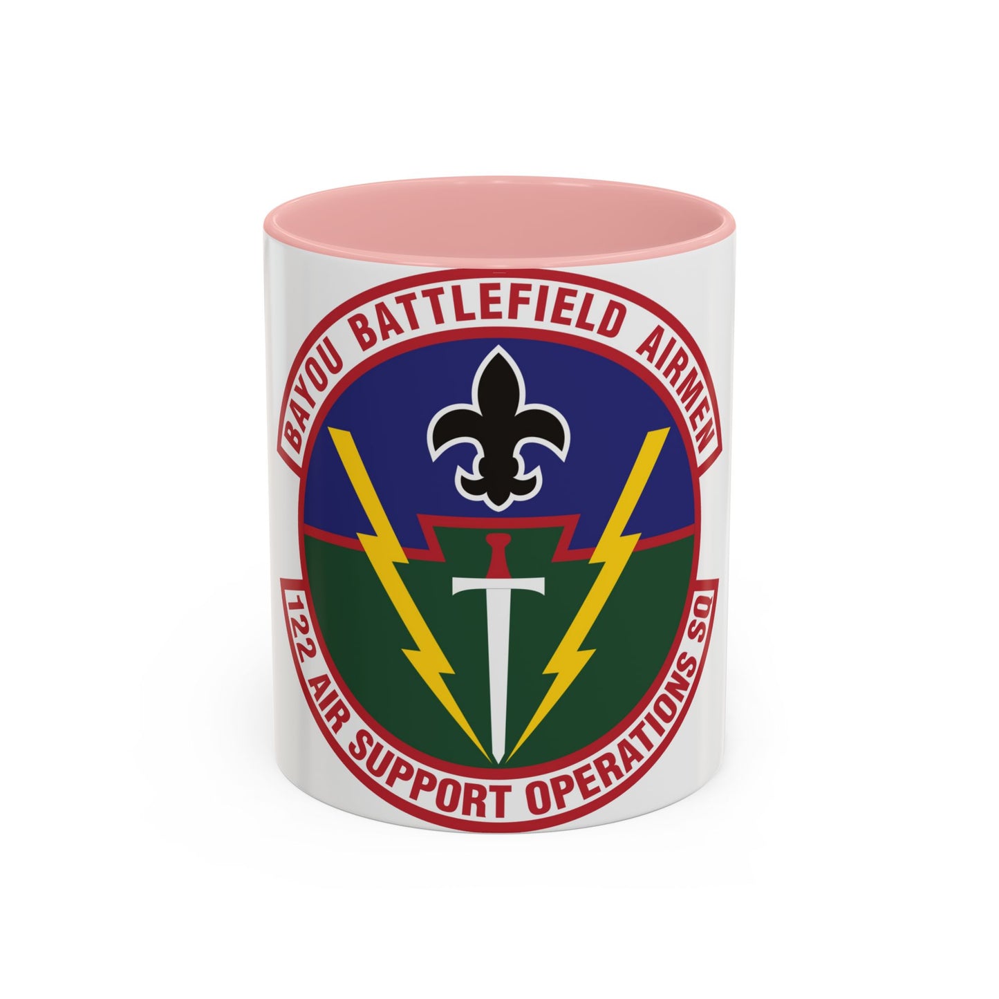 122d Air Support Operations Squadron (U.S. Air Force) Accent Coffee Mug