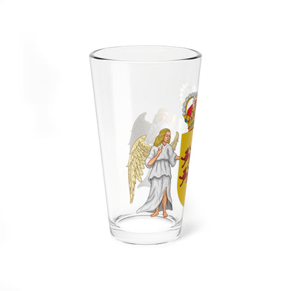 Escudo Casa de Osorio de Moscoso (Portugal) (Coat of Arms) Pint Glass 16oz