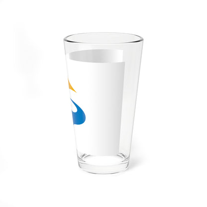 Flag of Sado Niigata (Japan) Pint Glass 16oz