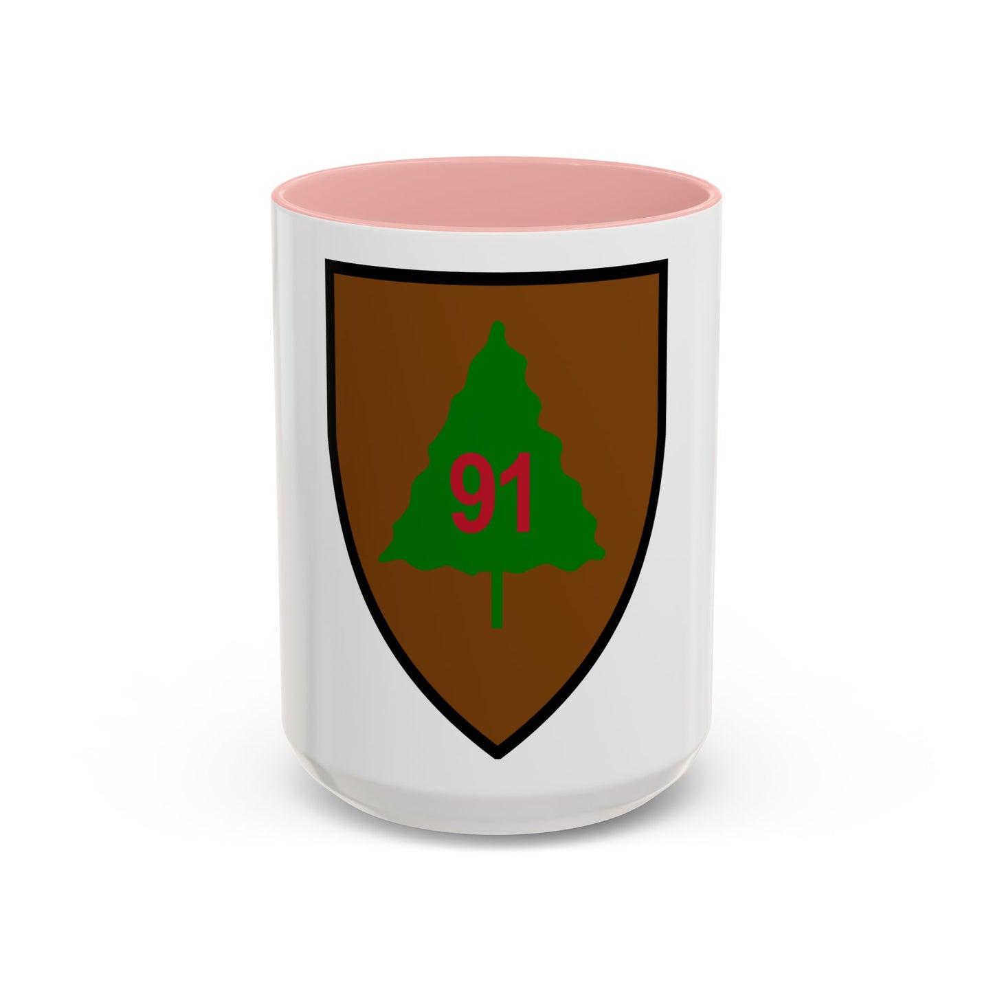 US 91st Infantry Division (U.S. Army) Accent Coffee Mug