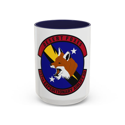 737th Expeditionary Airlift Squadron (U.S. Air Force) Accent Coffee Mug