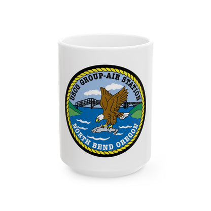 USCG Group Air Station North Bend (U.S. Coast Guard) White Coffee Mug