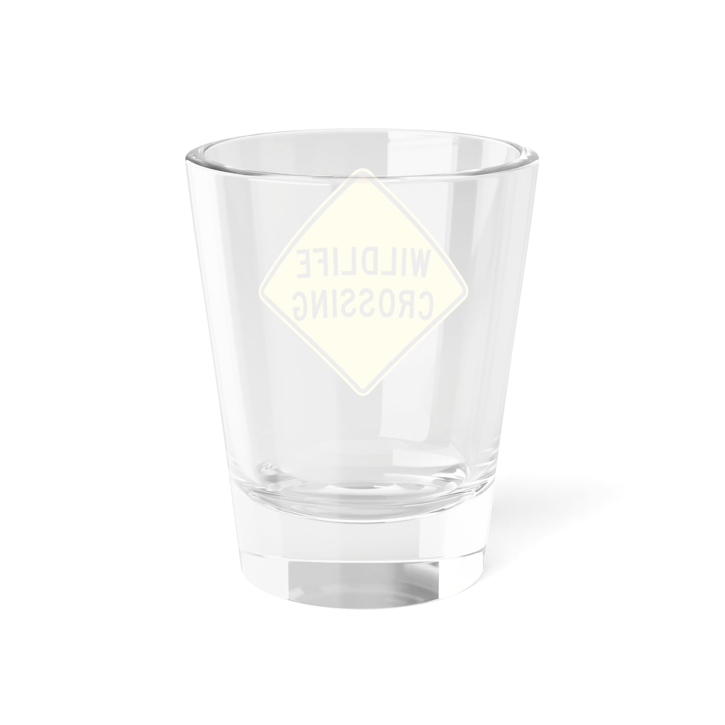 MUTCD-CA W11-23 (California) (Road Sign) Shot Glass 1.5oz