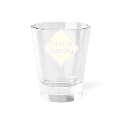 MUTCD-CA W11-23 (California) (Road Sign) Shot Glass 1.5oz