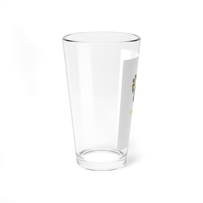 Flag of Bocfolde vertical (Hungary) Pint Glass 16oz