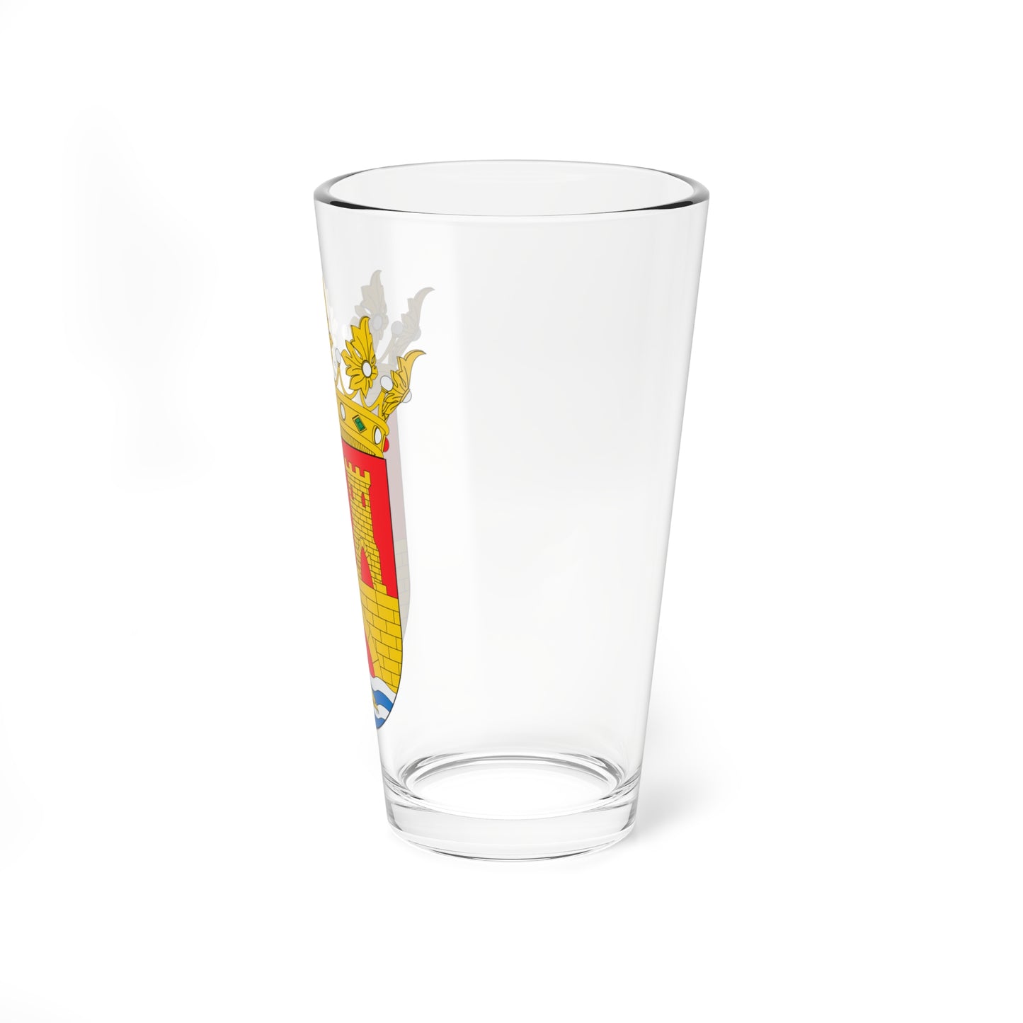 Escudo de Alhama de Aragón (Spain) (Coat of Arms) Pint Glass 16oz