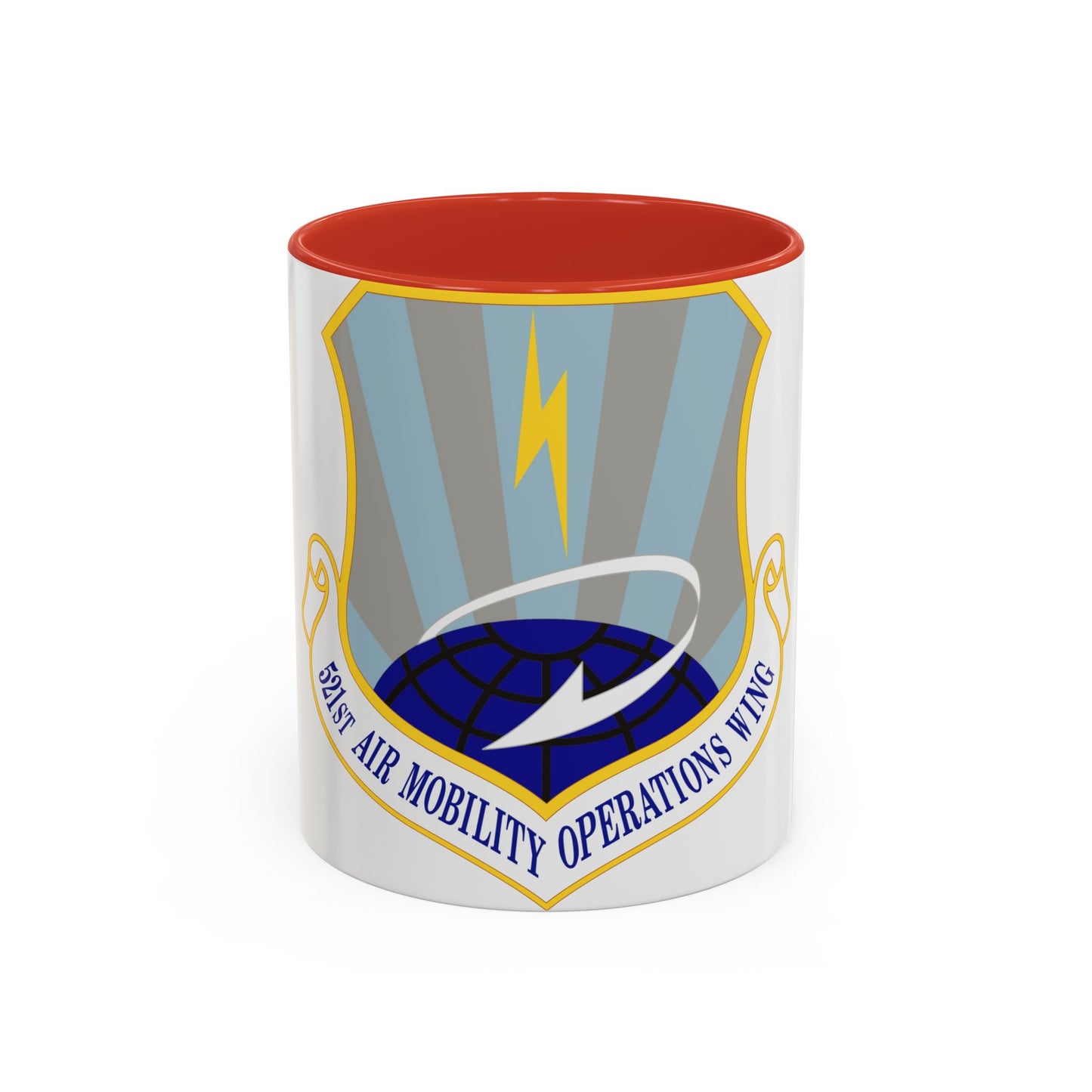 521st Air Mobility Operations Wing (U.S. Air Force) Accent Coffee Mug