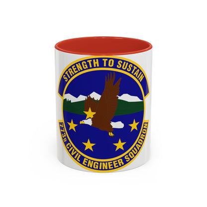 773 Civil Engineer Squadron PACAF (U.S. Air Force) Accent Coffee Mug