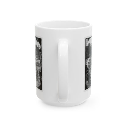 Fair Oaks, Va., Vicinity. Battery M., 2d U.S. Artillery, Commanded By Capt. Henry Benson (U.S. Civil War) White Coffee Mug